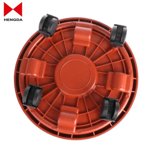 Plant Caddy Flower Pot Rolling Stand Garden Trolley Moving Planter Base 35cm