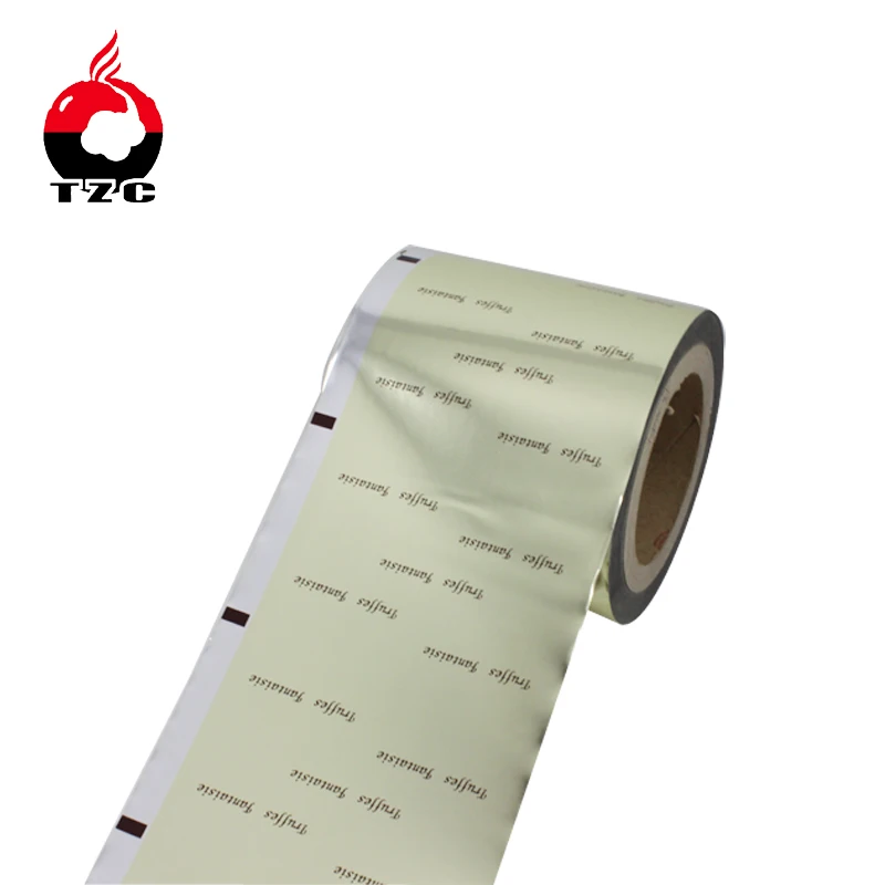 barrier food packaging 125 micron opp aluminium plastic composite  film roll