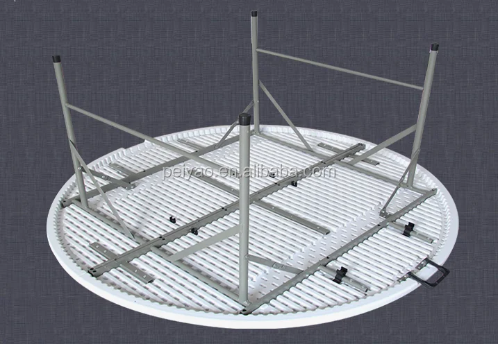 
Wholesale HDPE Outdoor Round Plastic Folding Table 