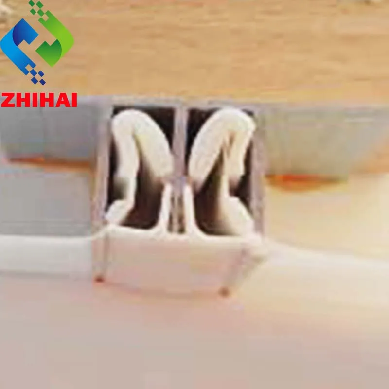 ZHIHAI 200m Per Roll White Black Pvc harpoon Accessories for Pvc Stretch Ceiling Film Profile