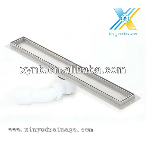 Stainless Linear Tile Insert Floor Waste/ Shower Drain/ Long Floor Waste