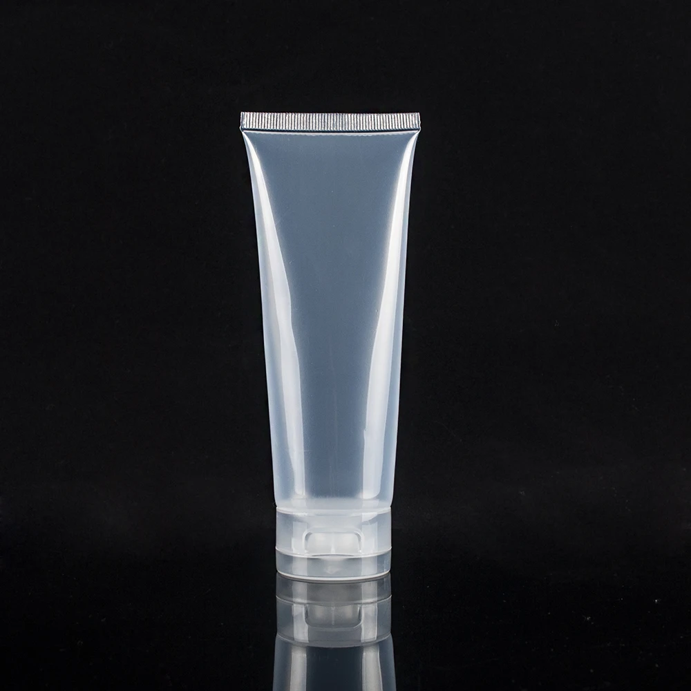 Customized PE Refillable Glossy Plastic Soft Tube Empty Squeeze Lotion Shampoo Bottles