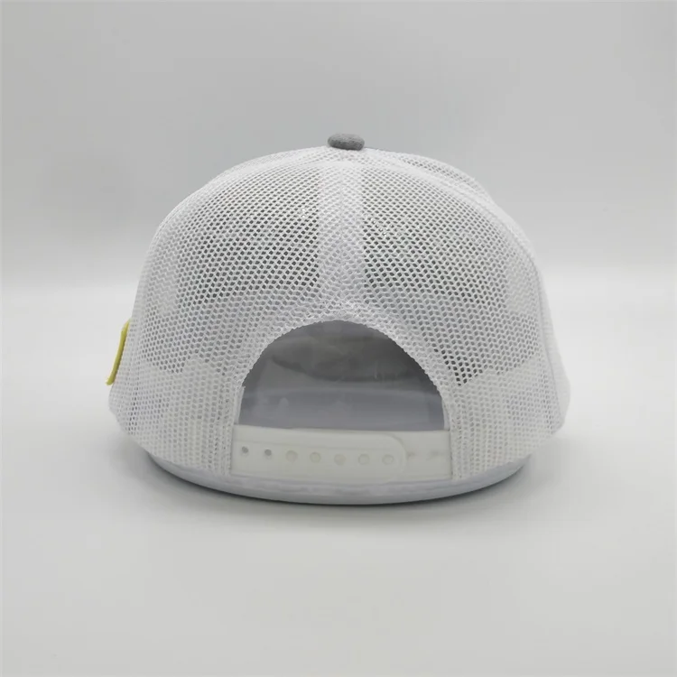 Wholesale Custom High Quality 6 Panel Cotton Twill Royal Blue American Flag Embroidery Patch Mesh Snap Back Trucker Caps Hat