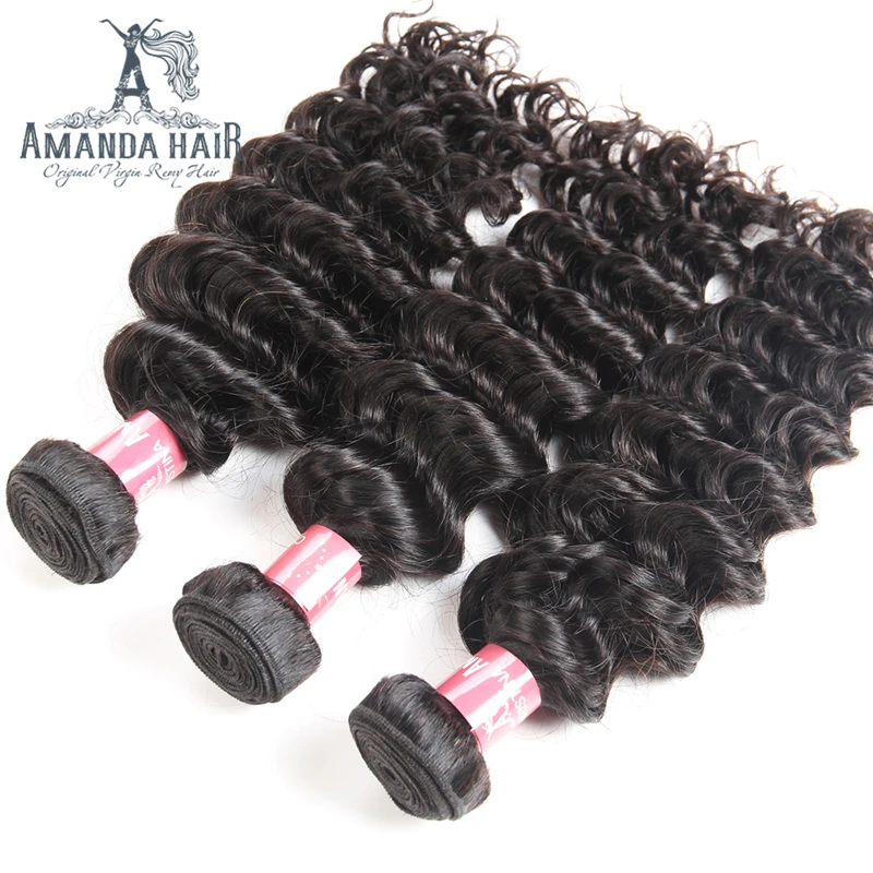 Royce Brand 24 inch Names Of  human braiding hair deep wave unprocessed virgin indian hair Weft