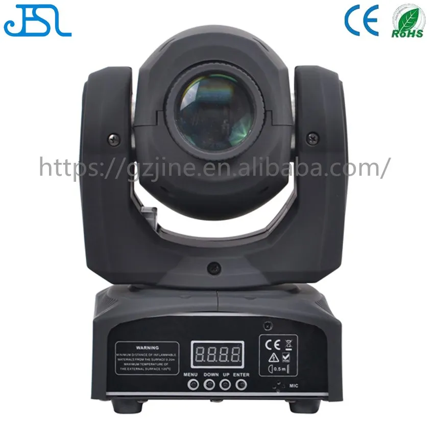 China 30w consumption spot gobo projector led mini moving head light with dmx control