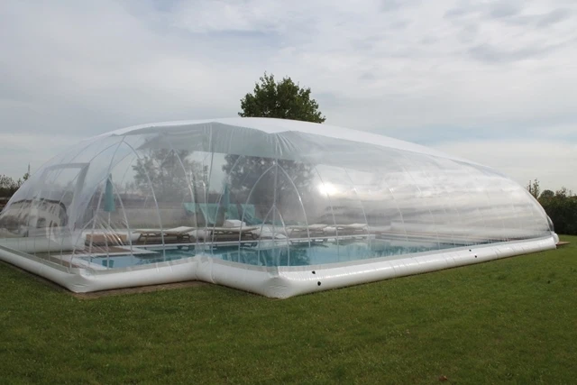 2019 new product inflatable pool dome for sale/ inflatable transparent dome tent for sale
