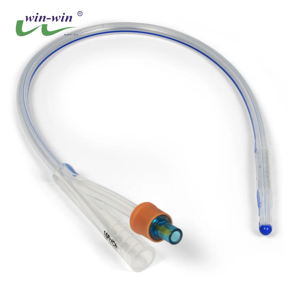 Wholesale 2-way all silicone foley catheter types CE ISO