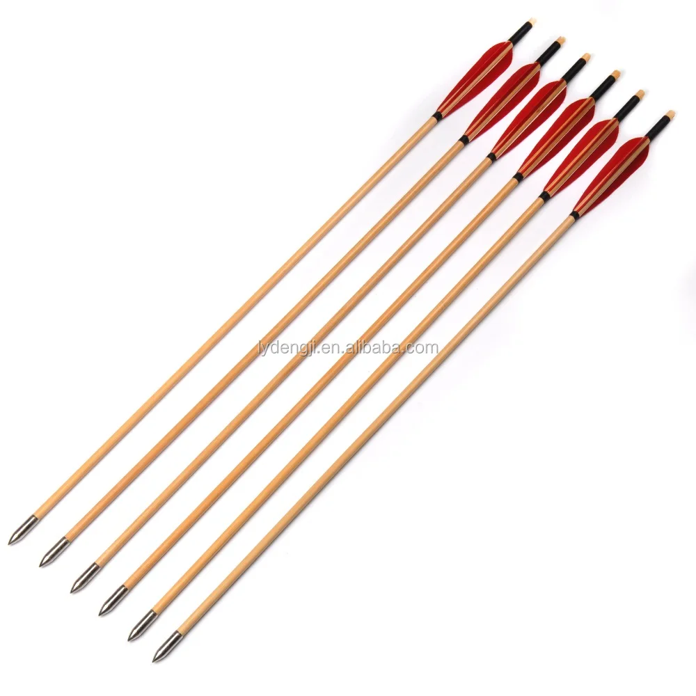 Turkey feather wood arrows archery