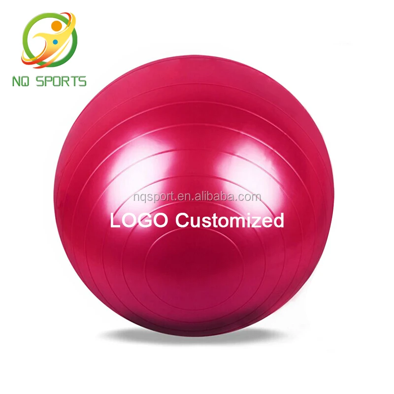 fit power ball exercise balls with custom logo Promotional eco-friendly PVC 65cm yoga ball with customized logo