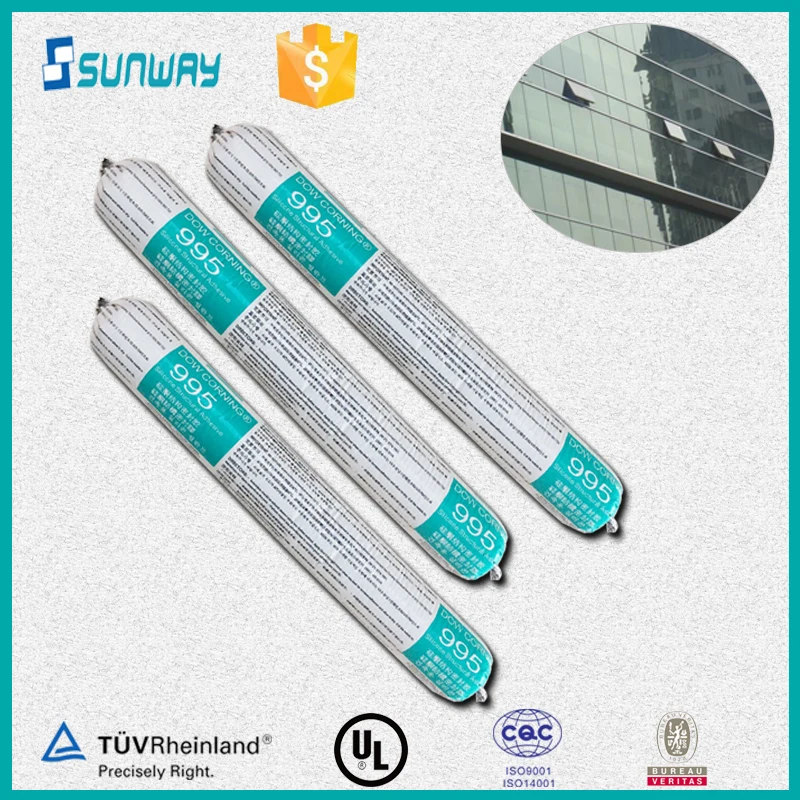 Dow Corning 995 структурных силиконовый герметик для стекла занавес стены с конкурентоспособная цена