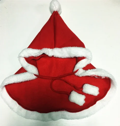 2018 Рождественская одежда для домашних животных/утолщенная Милая шаль из ворса для маленьких собак в продаже