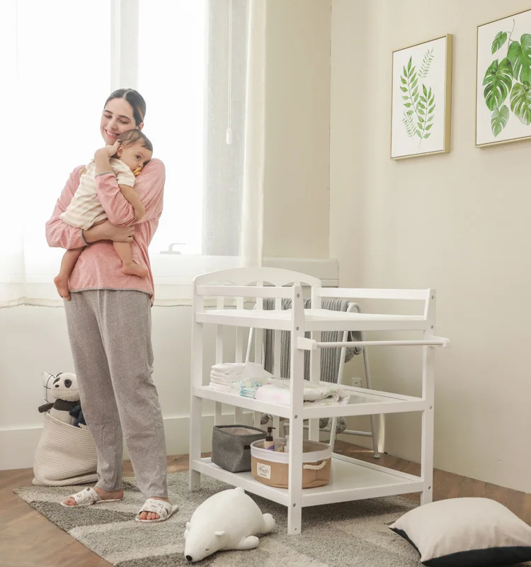 New Style Nappy Diaper With Safe Paint Baby Diaper Changing Table