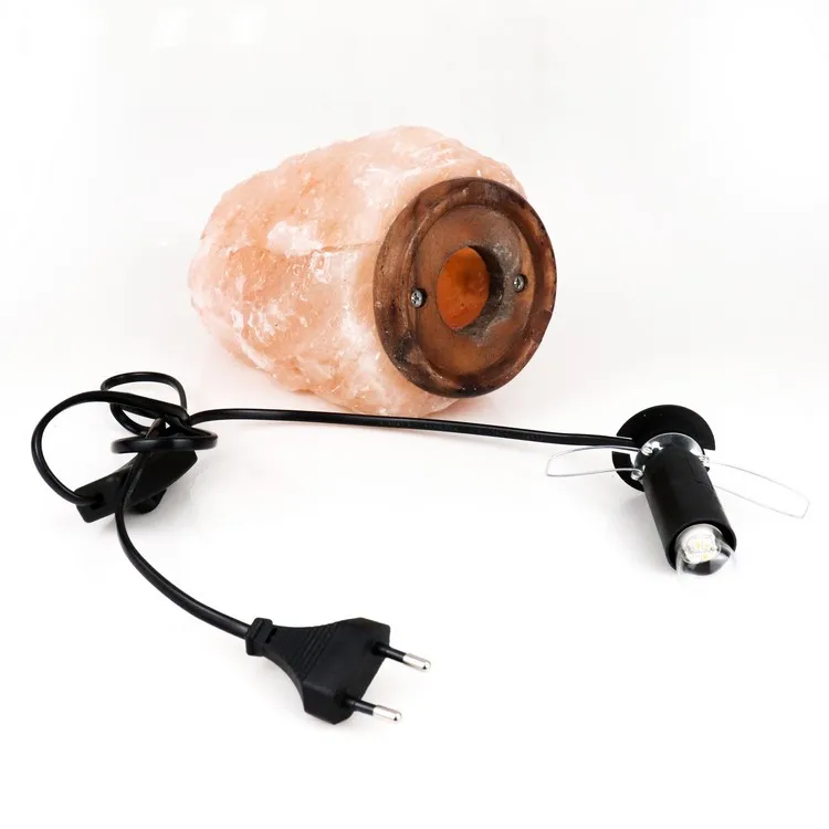 European market Himalayan pink rock LED bulb e12 E14 base natural crystal salt lamp