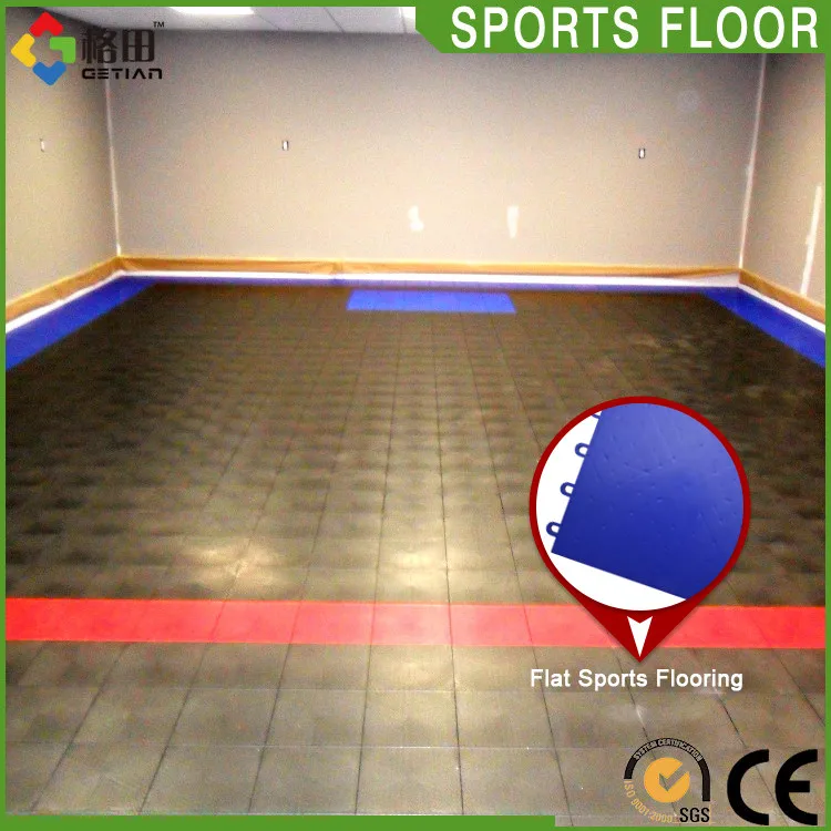 Flexible price sport court roller hockey skate tiles,durable interlocking roller skating floor tiles