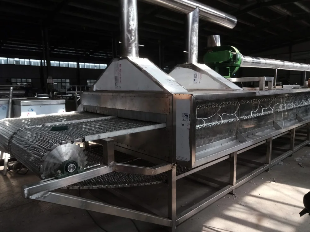 
Commerical Conveyor belt continuous sweet potato roasting machine sweet Potato walnut kernel roasting production line 