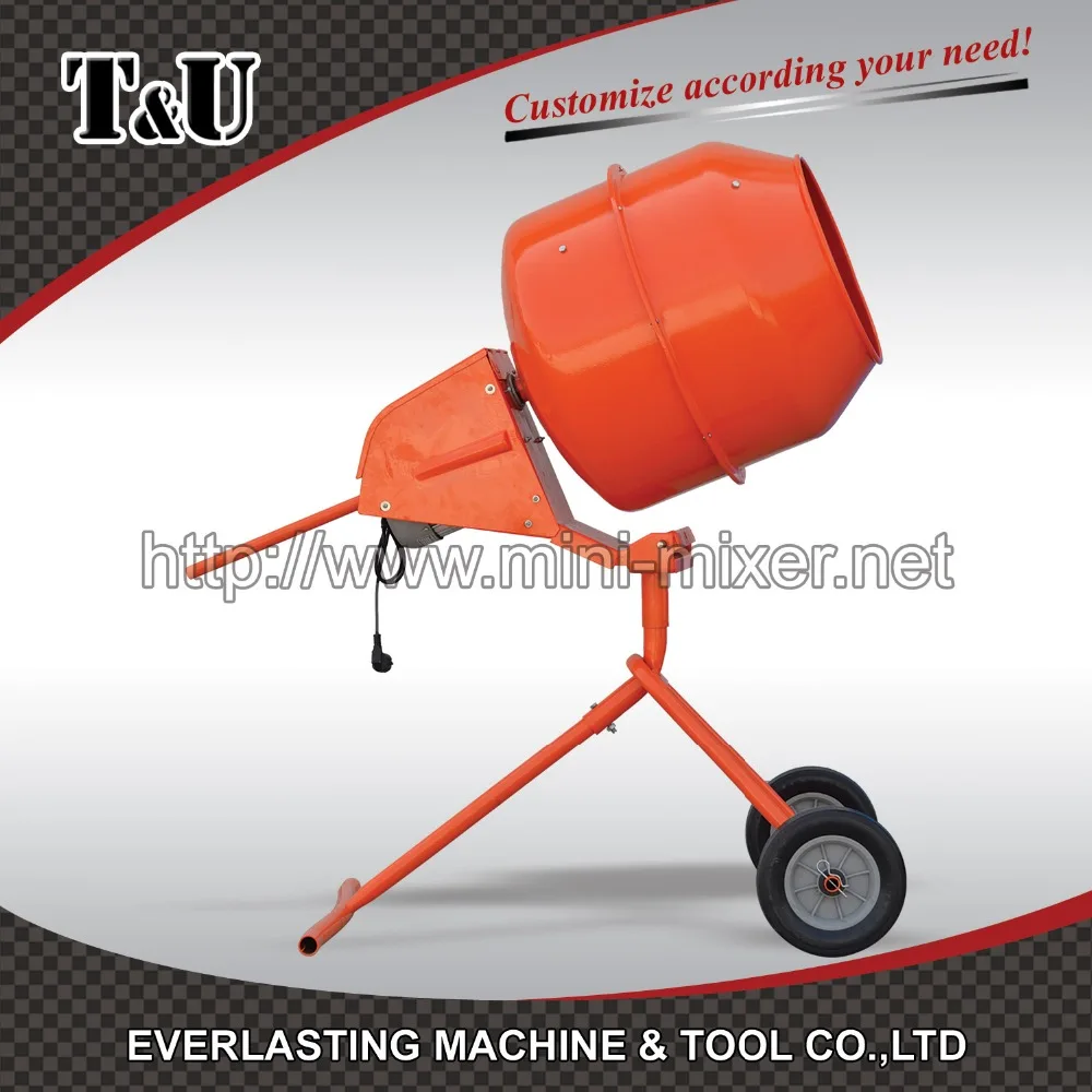 140L 1/2HP small concrete mixer for mail package