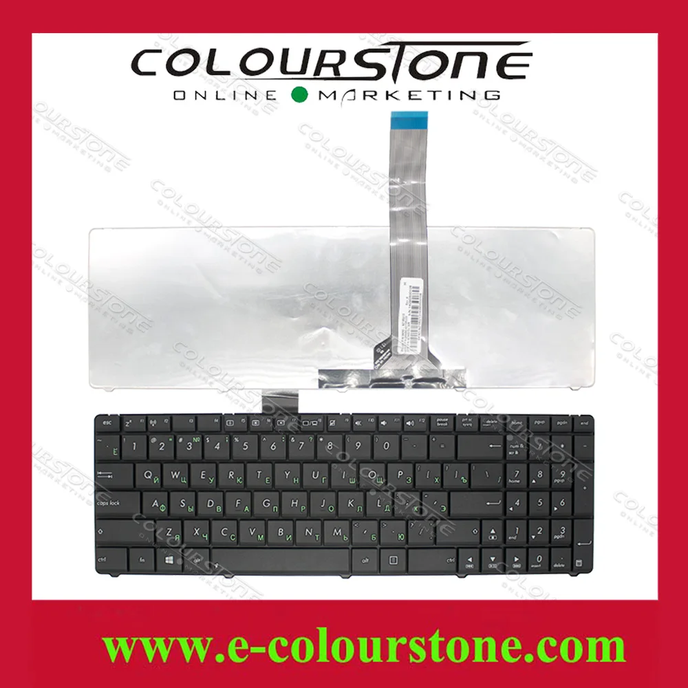 Оригинальный Бренд Новый Черный Ноутбук клавиатура для Asus P55VA Клавиатура PRO55VA Ноутбук 0KNB0-6270RU00 9Z. N6VSU. 30R