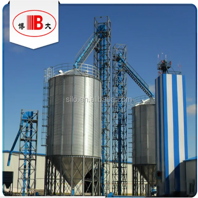 Б/у зерновой силос из оцинкованной стали для продажи