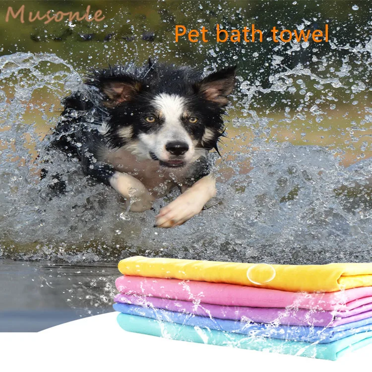 Wholesale softest quick drying dog bath pet towels microfiber