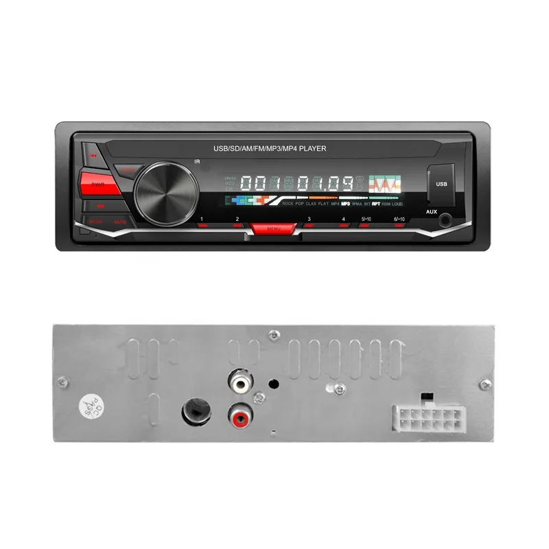 Factory wholesale single din car auto radio with BT FM/SD/USB/Aux 1 din Car Mp3 for stereo radio Music 2019 new product