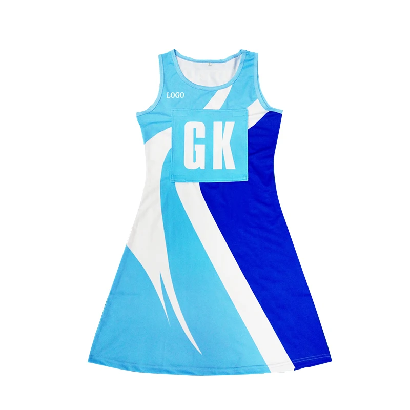 Custom Girl Netball Dress Sublimation Women Netball Uniform
