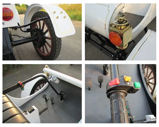 Factory sell 1903  electric car classic vintage car with CE certification for sale