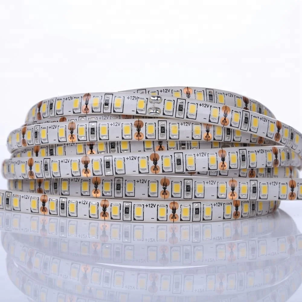 China Supplier DC12V 24V 220V 60LED 120LED IP65 Waterproof 3014 5630 2835 White LED Strip Light