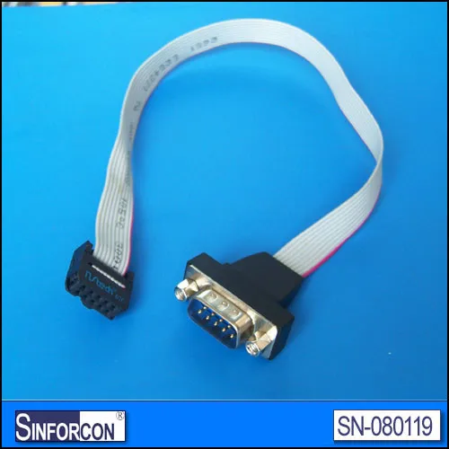 DB9 serial flat cable flat serial extension cable internal serial cables