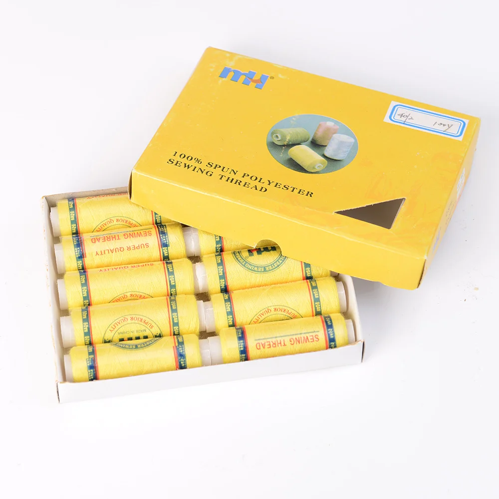 Фабрика 40s/2 100yds набор разноцветных полиэфирных швейных ниток Маленькие Катушки для швейной машины