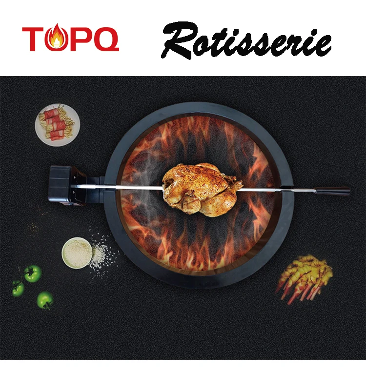 Rorisserie for BBQ Kamado 25 Inch Grill