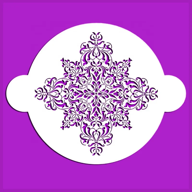 Custom Pattern Designs High Quality Plastic Flower Style Painting Lace Drawing Art Stencil Set