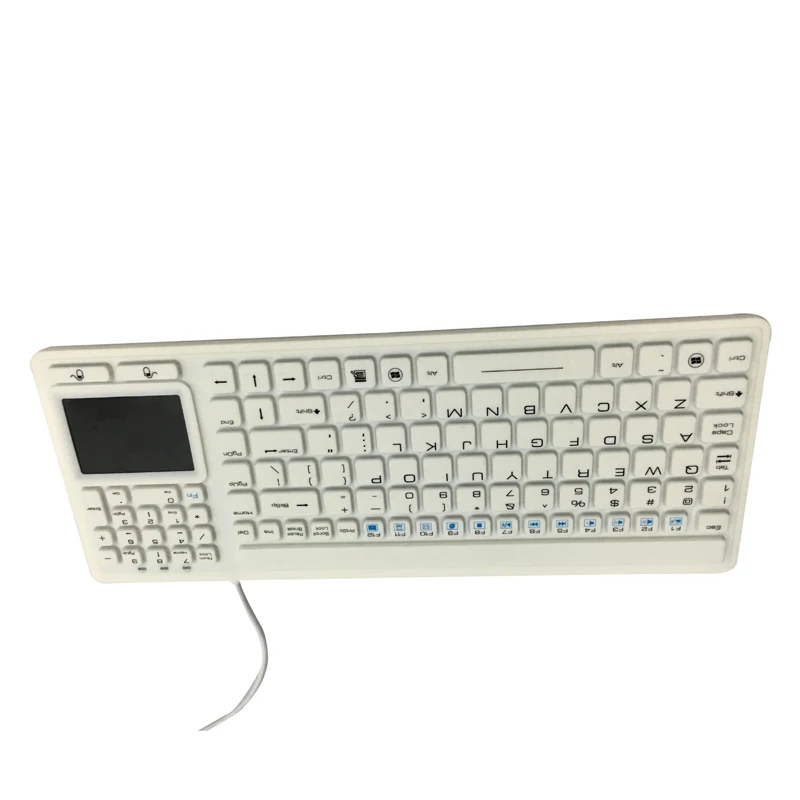 IP68 waterproof touchpad silicone industrial keyboard