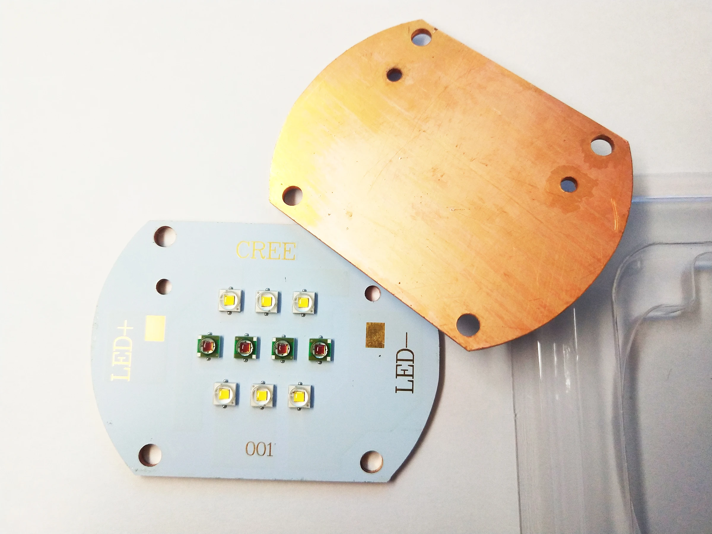 Customized Copper Plate PCB with Original LEDs 10PCS XPG in 10 Series warm white cool white neutral white