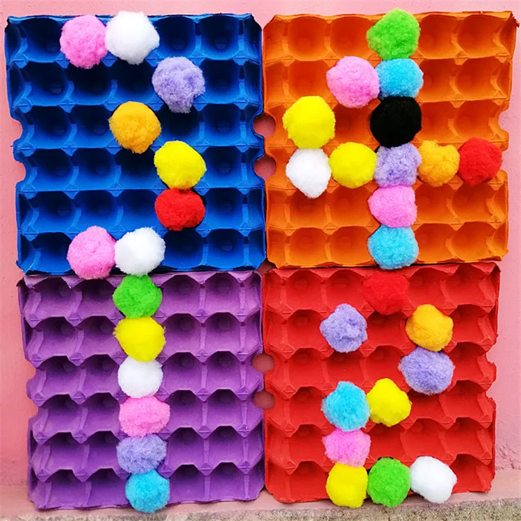 
Cartons Packaging Box Quail Eggs Cover Stackable Incubator Chicken Dye Drying Oven Pulp Egg Tray 12 