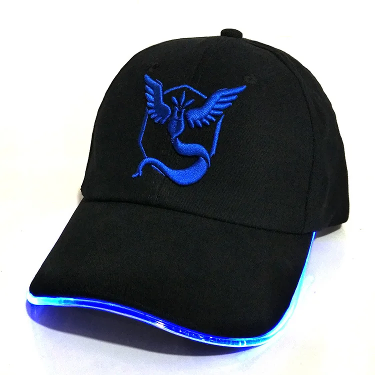 
Led light hat cap,cool embroidery led baseball cap hatbaseball caps for unisex 