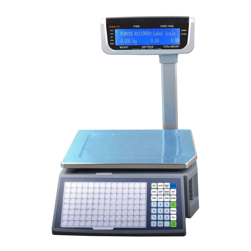 Commercial Label Scale Rongta RLS1000C RLS1100C 15kg 30kg Weighing Scales