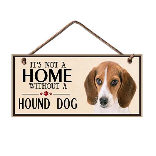 
Wooden pet memorial plaques dog wall plaque with string 