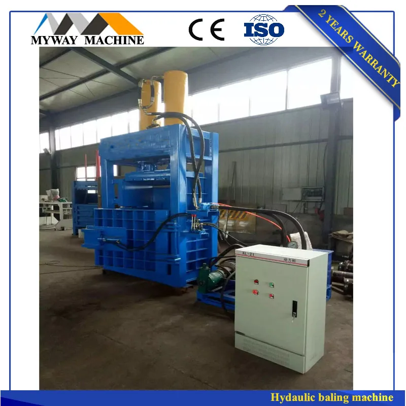 China Hydraulic Baler Machine Waste Cotton Baling Press Machine
