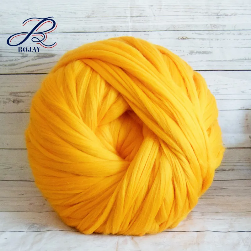 Bojay Super Chunky Thick Yarn 100% Acrylic Jumbo yarn for arm knitting with cheap price