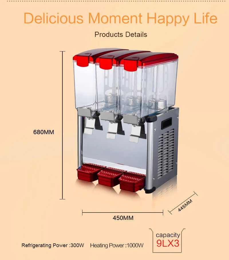 Cold drink juice making machine for hotel and restaurant with CE