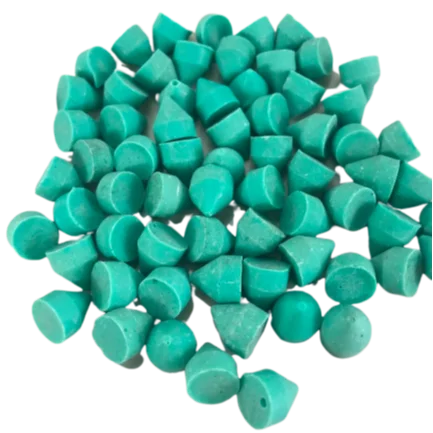 Abrasive Stone Vibratory Finishing Deburring Plastic Media