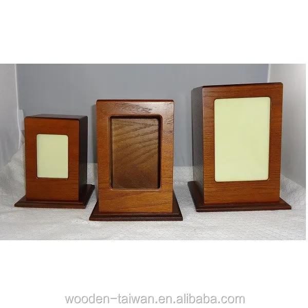 
Dog or Cat bone ash wooden urn 