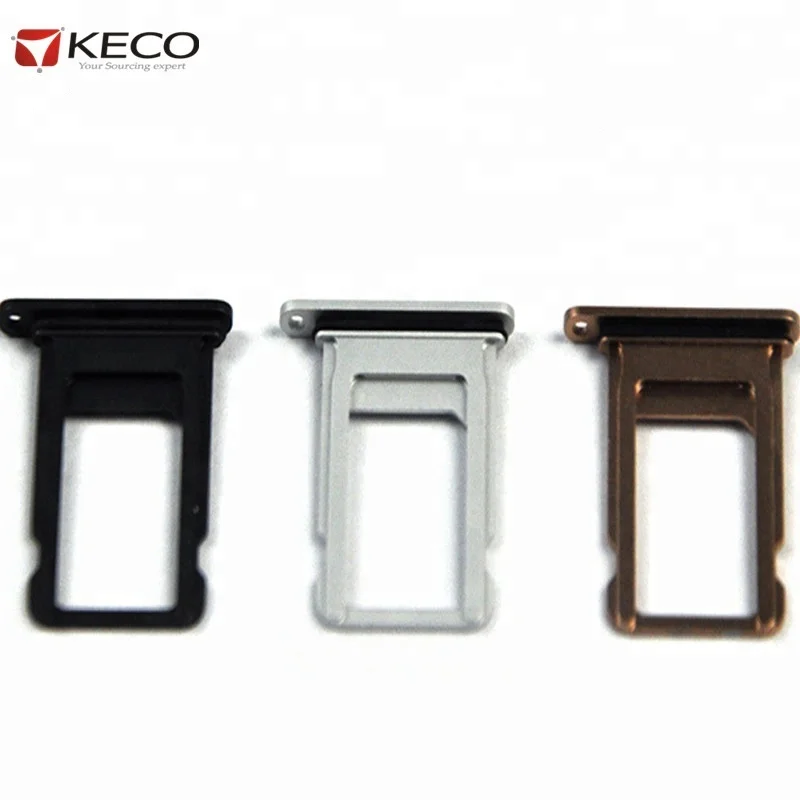 Wholesale For iPhone X SIM Card Tray Holder, Original new SIM Card Slot Holder Replacement For iPhone X