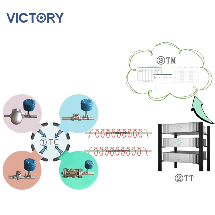 Steam trap wireless monitoring system