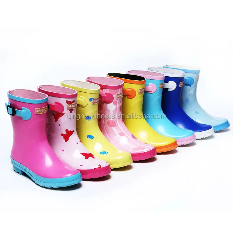 new design women wellies ladies colorful wellies