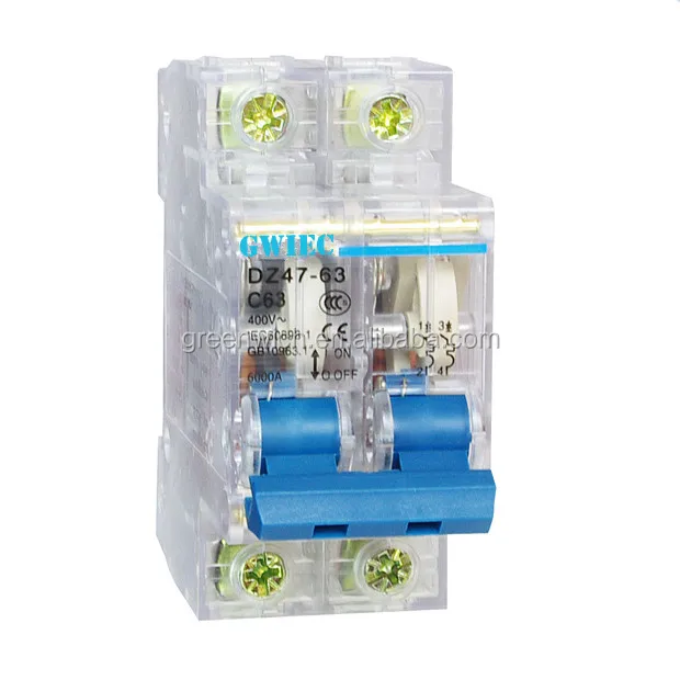 C45N 2 Pole MCB merlin gerin circuit breaker