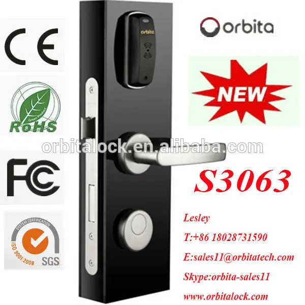 орбита доступа rfid отель замок двери раздвижные двери блокировки и цифровой замок двери