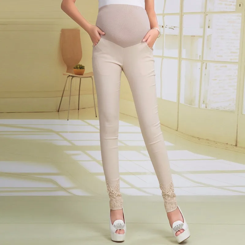 Women Pregnant Trousers Good stretch Skinny Pregnancy Legging Maternity Pants