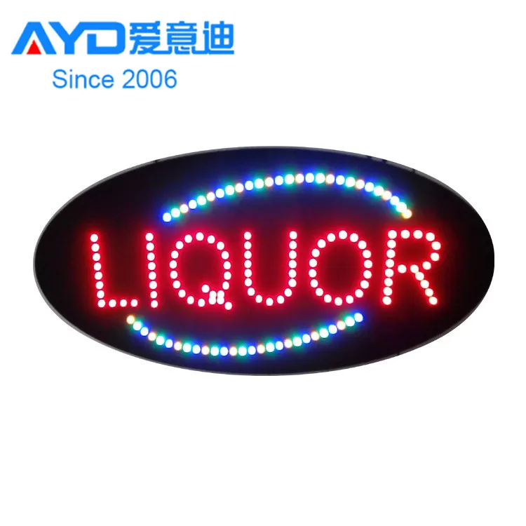Hot Cake Flasher Liquor Shop LED Advertising Screen Indoor LED Display Factory Supplier
