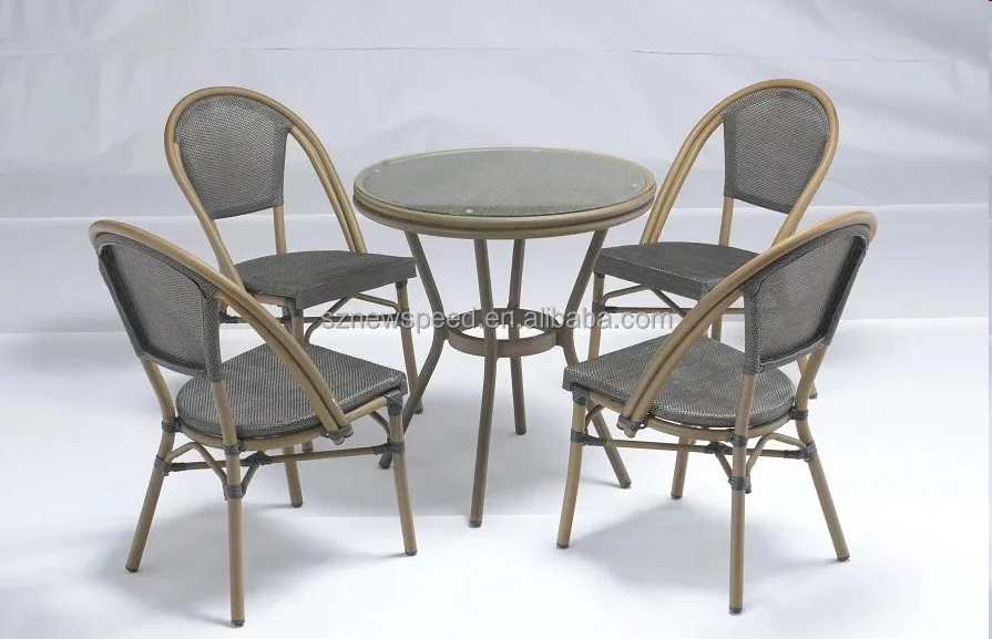 French Rattan outdoor Cafe Chair